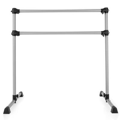 Costway 4 Feet Double Ballet Barre Bar with Adjust...