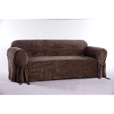 Royal Velvet Slipcover by Classic Slipcovers in Brown (Size SOFA)