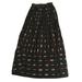 Gucci Skirts | Gucci Chiffon Maxi Skirt | Color: Black/Silver | Size: 0