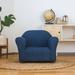 Gemma Violet Weybridge Club Chair Roundy Microsuede Foam/Suede in Blue | 18 H x 24 W x 18 D in | Wayfair CE4DA9F77F1A49E1A87CDE3486E91C07