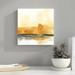 Ebern Designs Mesa Skyline I by June Erica Vess - Wrapped Canvas Print Canvas, Wood in Green/Orange/White | 12 H x 12 W x 1.25 D in | Wayfair