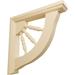 Ekena Millwork Andrea Wagon Wheel 7"H x 1 1/2"W x 7"D Bracket Wood in Brown | 7 H x 1.5 W x 7 D in | Wayfair BKT01X07X07ADMA