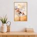 Red Barrel Studio® Pastel Flower 1 by Design Fabrikken - Floater Frame Painting Print on Canvas in White | 23.25 H x 16 W x 1.875 D in | Wayfair
