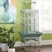 Tucker Murphy Pet™ Bremer Steel Play Top Floor Bird Cage w/ Wheels Steel in Green/Gray | 57 H x 18 W x 18 D in | Wayfair