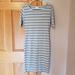 Lularoe Dresses | Lularoe Julia Short Sleeve Dress | Color: Green/White | Size: S