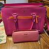 Kate Spade Bags | Kate Spade Handbag And Kate Spade Wallet | Color: Orange/Pink | Size: 13" L 9.5" H 7"W