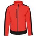 Regatta Mens Contrast Fleece Jacket (S) (Classic Red/Black)