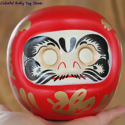 Tirelire japonaise en céramique Daruma Butter ornement de chat porte-bonheur tirelire de bureau 4