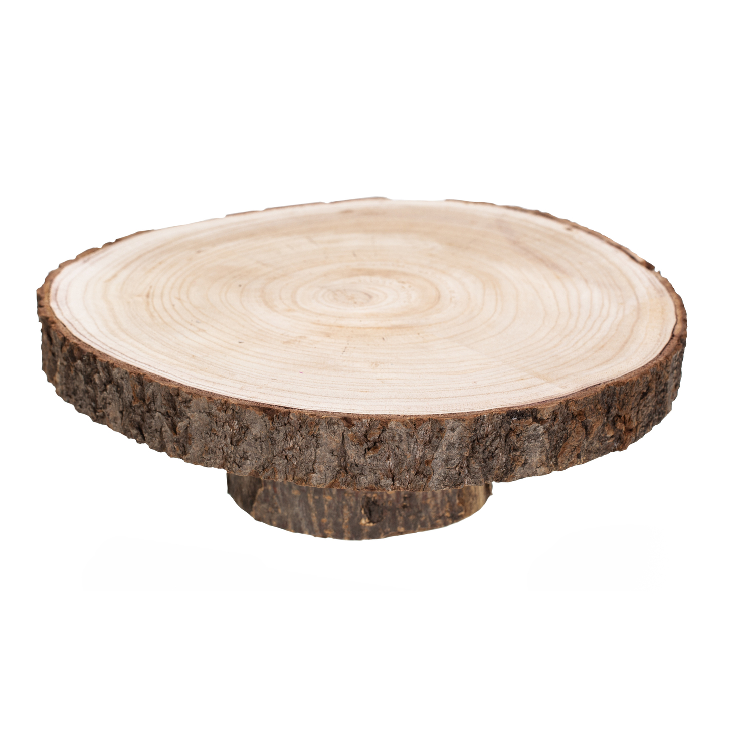 Rondelle de bois avec pied, non traitée, 29 cm Ø