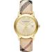 Burberry Accessories | Burberry Champagne Check Leather 38mm Watch!! | Color: Cream/Gold | Size: Os