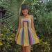 Anthropologie Dresses | Allihop Anthropologie Yellow/Red Color Block Dress | Color: Red/Yellow | Size: Xs