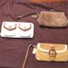 Coach Bags | Coach Wristlet/Clutch Set. 3 Items, Sold As Set. | Color: Brown/White | Size: Os