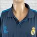 Adidas Shirts | Adidas Real Madrid Player Issued Cl Polo Shirt Xxl | Color: Blue | Size: Xxl