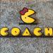 Coach Accents | Coach Pac-Man Memorabilia Decor | Color: Black/Yellow | Size: Ms Pac Man: L17in X W17.4in Coach: L50in X W9.7in