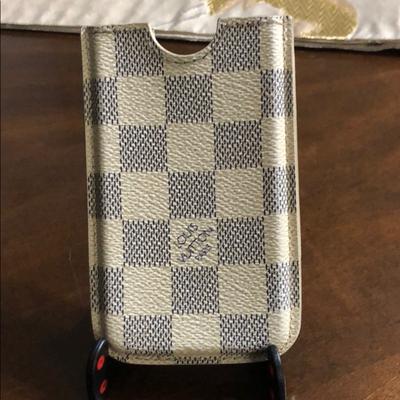 Louis Vuitton Accessories | Louis Vuitton Iphone Or Ipod Case | Color: Blue/Cream | Size: 4,5,Ipod