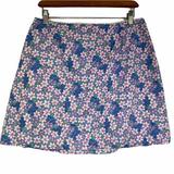 Lilly Pulitzer Skirts | Lilly Pulitzer Blue And Pink Flower Skirt Size 12 | Color: Blue/Pink | Size: 12