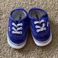 Vans Shoes | Guc Blue/Purple Vans Crib Shoes (Size 4 Baby) | Color: Blue/Purple | Size: 4bb