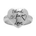 Gucci Jewelry | Gucci Blind For Love Heart Ring In Silver | Color: Black/Silver | Size: Various