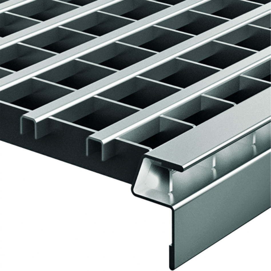 ACO Designrost Abdeckrost Lichtschächte begehbar, 1250x600 mm, Längsprofilrost,Stahl verzinkt Image