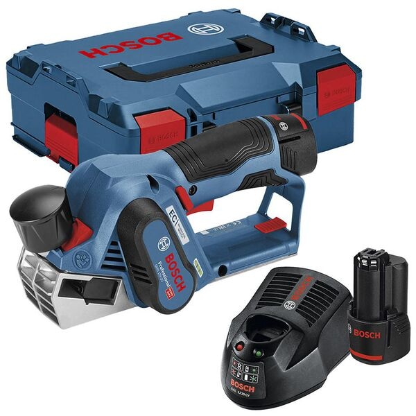 BOSCH Akku-Hobel »GHO 12V-20 Professional« + 2 Akkus + Schnellladegerät Image