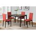 Red Barrel Studio® Nydam Parsons Chair redFaux Leather/Upholstered | 36 H x 17.5 W x 21.5 D in | Wayfair RDBA3588 44494943