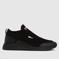 Tommy Jeans flexi sock runner trainers in black