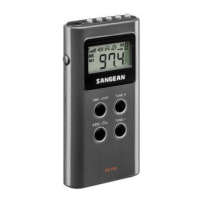 Sangean SG-110 AM/FM Stereo Pocket Radio (Dark Gra...