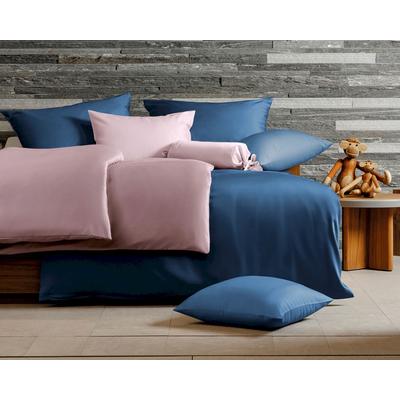 Hefel Luxus »Classic Uni« Tencel Bettwäsche blau / Bettbezug (Bettwäsche) / 200x220 cm Image