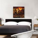 ARTCANVAS Hell by Hieronymus Bosch - Wrapped Canvas Painting Print Canvas | 26 H x 26 W x 0.75 D in | Wayfair BOSCH6-1S-26x26