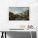 ARTCANVAS View of the Grand Canal Rialto Bridge by Canaletto - Wrapped Canvas Painting Print Canvas | 18 H x 26 W x 0.75 D in | Wayfair