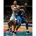 Kevin Garnett Minnesota Timberwolves Unsigned Hardwood Classics Box Out Photograph