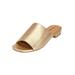 Extra Wide Width Women's The Sola Slip On Mule by Comfortview in Gold (Size 12 WW)