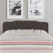 Winston Porter Rukiya Panel Headboard Upholstered/Metal/Polyester in Gray | 48 H x 64.25 W x 3.75 D in | Wayfair 7282031EDCC145F88C05B999164F2200