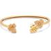 Kate Spade Jewelry | Kate Spade Precious Pansy Flex Cuff Bracelet | Color: Gold | Size: Os