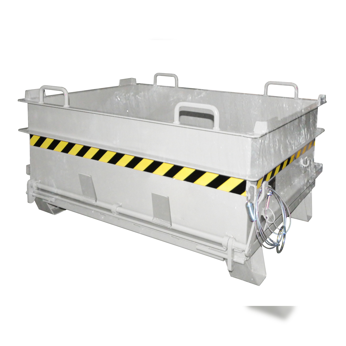 Baustoffcontainer BC 500 Steinklammer Entriegelung feuerverzinkt Stapler Image