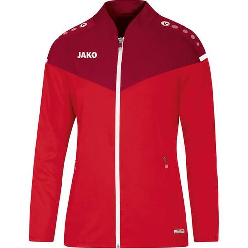 JAKO Damen Präsentationsjacke Champ 2.0, Größe 36 in rot/weinrot