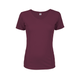 Delta 56535S Women's Dri 30/1's Performance Short Sleeve Top in Maroon size Medium | Ringspun Cotton