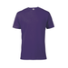 Delta 116535 Dri 30/1's Adult Performance Short Sleeve Top in Purple size XL | Cotton/Polyester Blend