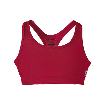 Soffe 1210G Girls Mid Impact Bra in Cardinal size XL | Polyester/Spandex Blend