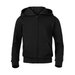 Soffe 7336G Girls Core Fleece Full Zip Hoodie in Black size Large | Cotton Polyester