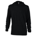 Platinum P917J Adult Interlock Jersey Hoodie T-Shirt in Jet Black size XL | Cotton/Polyester Blend