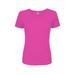 Delta 56535S Women's Dri 30/1's Performance Short Sleeve Top in Safety Pink size 2X | Cotton/Polyester Blend