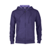 Delta 97300 Fleece Adult French Terry Zip Hoodie in Purple Heather size Small | Cotton/Polyester Blend