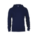 Delta 99200 Fleece Adult Heavyweight Hoodie in Navy Blue size 2X | Cotton/Polyester Blend