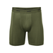 Soffe 951M Men's Compression Boxer Brief in Olive Drab Green size Large | Polyester/Spandex Blend