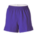 Soffe M037 Authentic Women's Junior Short in New Purple size XL | Cotton Polyester