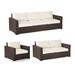 Palermo Tailored Furniture Covers - Seating, Double Armless Chaise, Gray - Frontgate