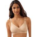 Plus Size Women's Double Support® Cotton Wirefree Bra DF3036 by Bali in Soft Taupe (Size 38 B)