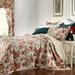 Florence Oversized Bedspread by BrylaneHome in Spice Floral Multi (Size QUEEN)