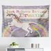 East Urban Home Ambesonne Feminine Tapestry, Unicorn Believe | 30 H x 45 W in | Wayfair D8A5C8B8F60E41EA807146D194711444